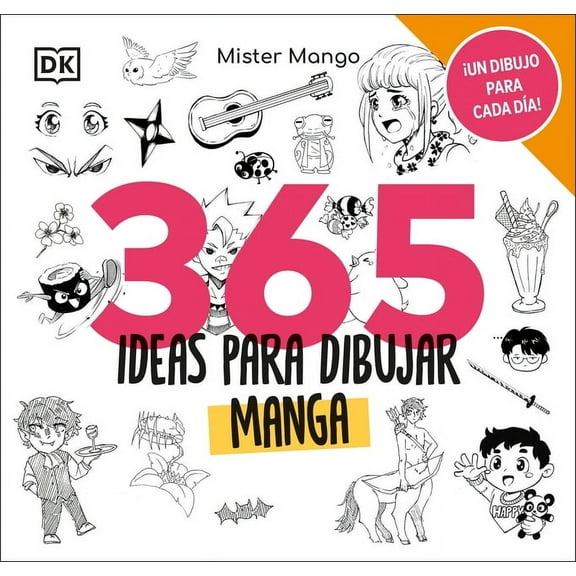 365 Ideas Para Dibujar Manga, (Hardcover)