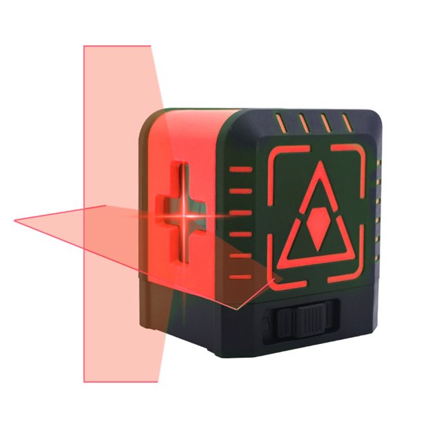 Mini nivel láser de 2 líneas Nivel láser portátil para mosaico de carpintería (luz roja) Ndcxsfigh Para estrenar