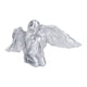 thumbnail image 3 of Estatua de ala de ángel, estatua de ala de ángel plateada, escultura de resina, adorno de escritorio, integración perfecta, 3 of 12