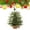 A, variant on 19" Pre-Lit Artificial Christmas Tree, Tabletop Christmas Tree with Warm White LED Lights, Battery Operated Remote Control Timer, Encrypted Flame Retardant, Woven Basket Base, Christmas Decoration