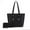 Black, variant on MKF Collection Mina Women's Tote Bag with Wallet, Vegan Leather Handbag Purse Set by Mia K - Black