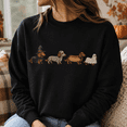 thumbnail image 5 of Halloween Dachshund Shirt, Funny Wiener Dog Costume Sweatshirt, Spooky Witch Mummy Hot Dog Ghost Hoodie and T-Shirt, Gift for Dog Lovers, 5 of 9
