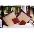 thumbnail image 4 of 18" x 18" Simply Daisy Bold Blocks Indoor/Outdoor Pillow, Maroon Red Qty 1, 4 of 6