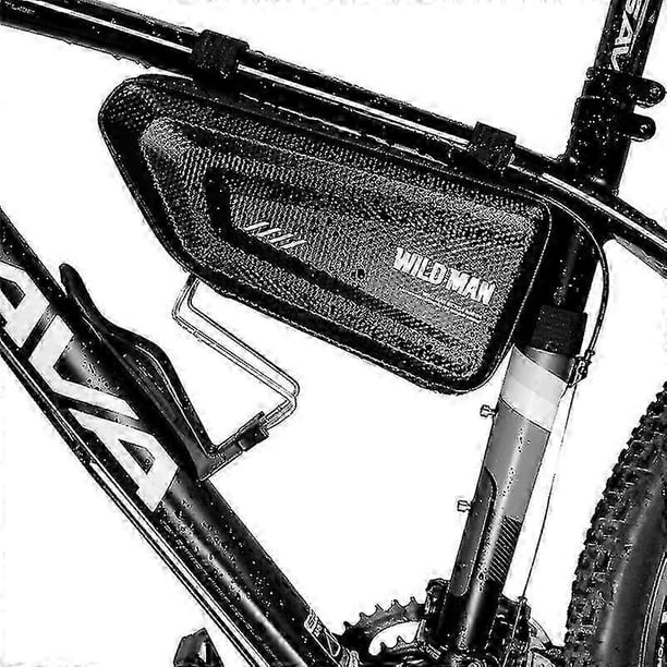 Bike Triangle Bag, Bike Bicycle Storage Bag For Mountain Road Commute Electric Bike, Waterproof Bike Frame Bag For Cycling Accessories, 1.5 L 26-27s