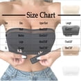 thumbnail image 3 of Asxite Women Mesh High Stretch Wireless Off Shoulder Front Closure Bralette Khaki S, 3 of 4