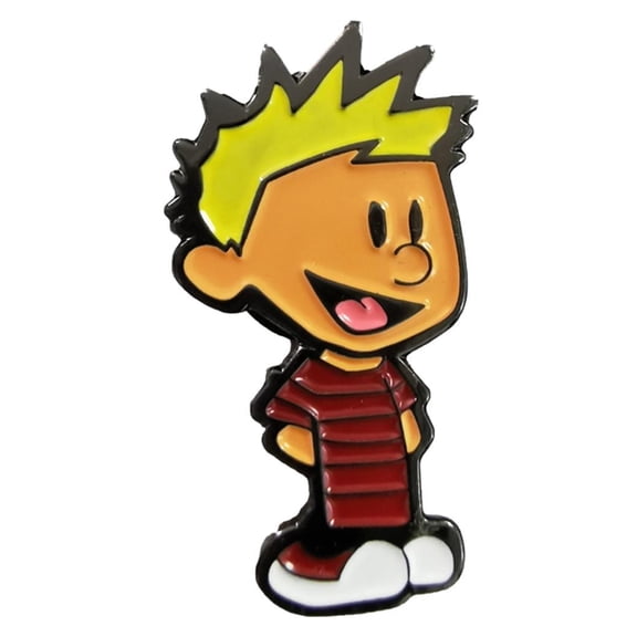 Calvin And Hobbes Calvin Character Figure 1.25 Inches Tall Enamel Metal Pin