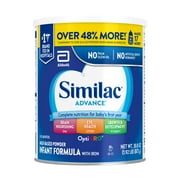 Similac Advance Powder Baby Formula With Iron, Has DHA & Lutein, 30.8-oz Value Can