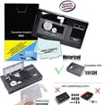 thumbnail image 1 of Adaptador de Cassette VHS-C Motorizado para JVC C-P7U CP6BKU C-P6U, Panasonic PV-P1, RCA VCA115 + 1 Paño de Microfibra MNS, 1 of 2