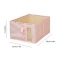 thumbnail image 3 of Storage Bin, Closet Organizer, Fabric Wardrobe Storage Box with Front Window Handles Foldable Container for Clothes Underwear, 3 of 7