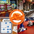 thumbnail image 5 of Hakitaroom Juego De 100 Fichas De Juego De Fichas De Póquer De Plástico Opaco Con Caja De Almacenamiento (Naranja 1,26 Pulgadas), 5 of 5