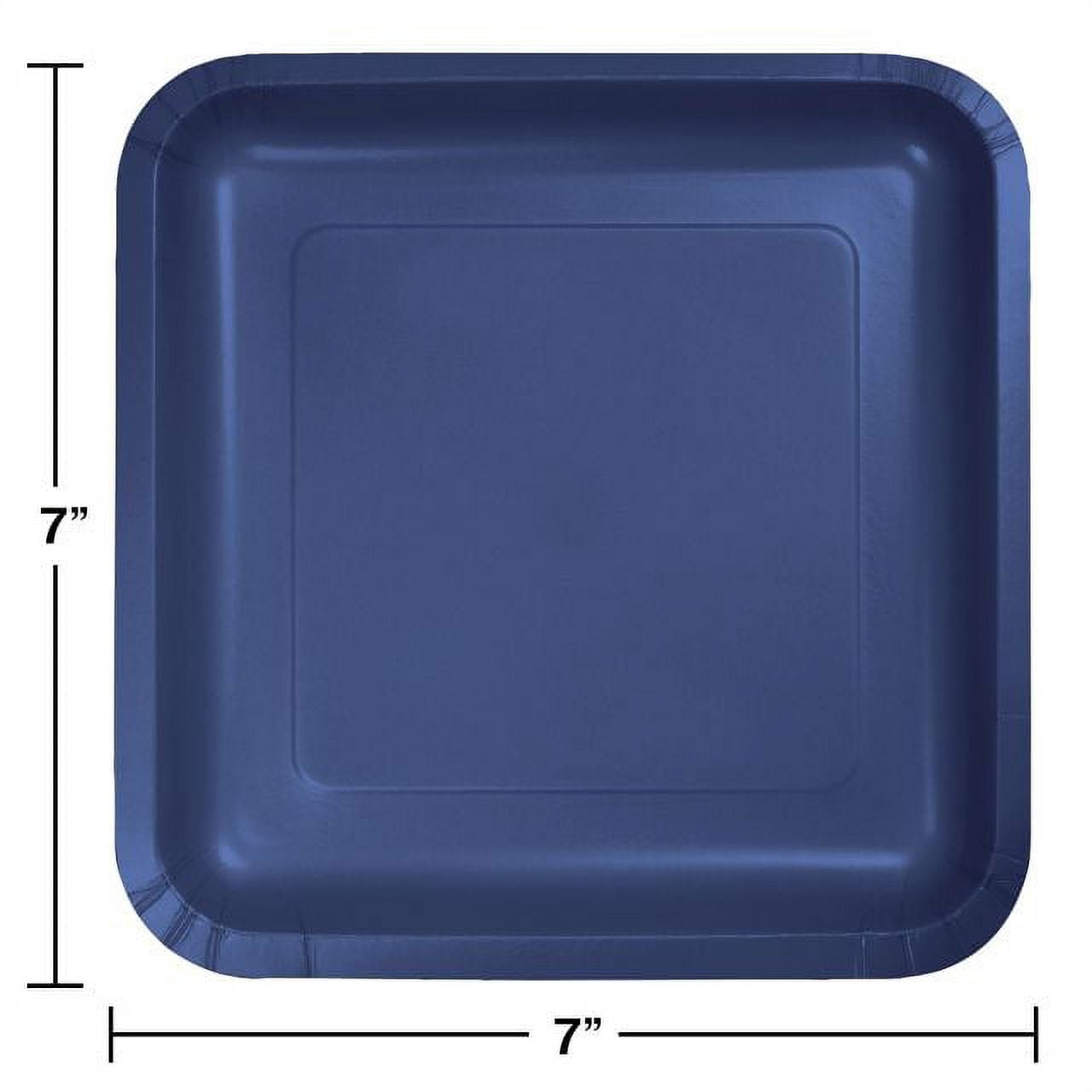 Creative Converting Touch Of Color Square Lunch Plates – Lavender, 7.25 Inches, 18-Count
