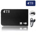 thumbnail image 1 of External USB Hard Drive 4TB Portable Memory Storage Disk Mobile Storage and Backup Hard Disk Memory Expansion Device USB 3.0 for PC, Mac, Laptop, Chromebook, 1 of 7