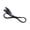 Black, variant on USB Charging Cords Flexible Charging Cables Suitable for Electric Shavers PVC and Copper Construction 1.24M Length