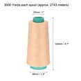 thumbnail image 2 of Uxcell 3000 Yards 40S/2 All-Purpose Polyester Sewing Thread (Misty Rose), 2 of 5