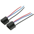 thumbnail image 3 of 2 uds H4 HB2 9003 enchufes de arnés de cableado de faros adaptador de 3 pines resistente al calor 12V, 3 of 14