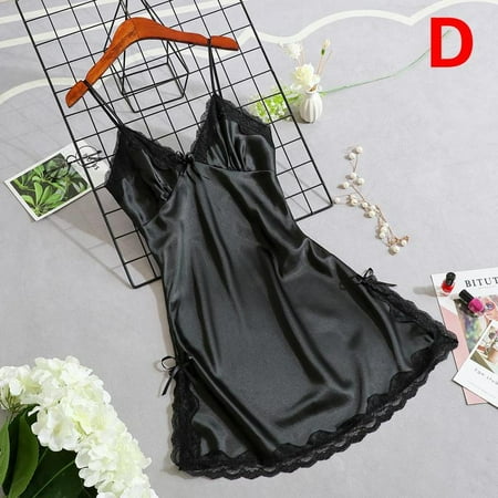 

Ladies Sexy Women Nightdress Lace Sleepwear Wrap Lingerie Dress M7H6