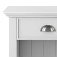 thumbnail image 4 of Simpli Home Acadian SOLID WOOD 24 inch Wide Bedside Nightstand Table in White, 4 of 7