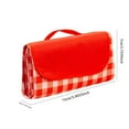 thumbnail image 3 of Tapis de Pique-Nique Extérieur Épaissi Coussin de Siège de Camping Portable pour Randonnée Plage et Parc, 3 of 7