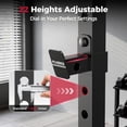 thumbnail image 3 of Squat Rack with Pull- Bar, Adjustable Multi-Functional Power Rack for Home Gym, 3 of 7