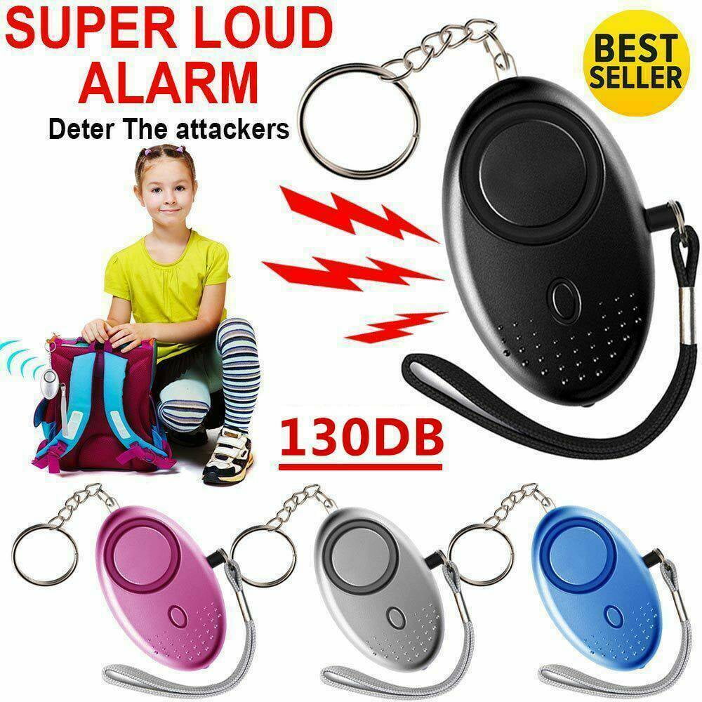140db Anti Rape Dual Strobe Led Lights Loud Alarm Alert Attack Panic
