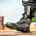 thumbnail image 6 of SKIUHS Men's Safety Steel Toe Work Boots Breathable Ankle Industrial Construction Boots FORTRESS, 6 of 8