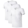 thumbnail image 1 of Camiseta interior DAVID ARCHY Micro Modal Ultra Soft con cuello en V para hombre, 1 of 7