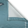 thumbnail image 3 of Ambesonne Nautical Kitchen Curtains, Embellish Whale, 55"x39", Slate Blue and White, 3 of 3