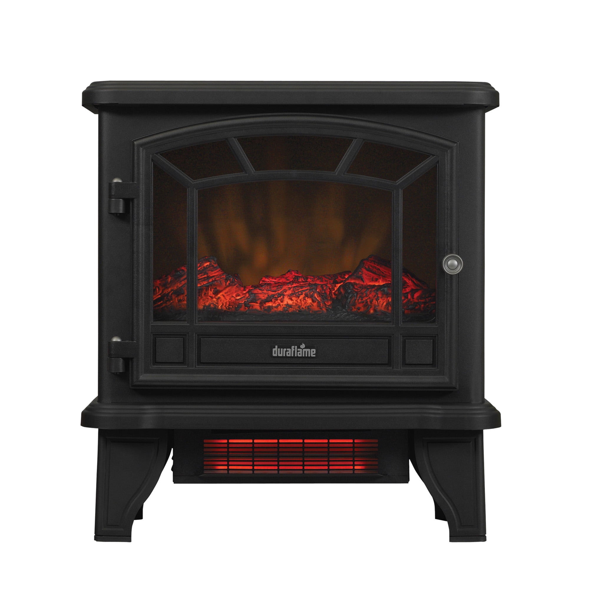 duraflame® Infrared Quartz Electric Fireplace Stove Heater, Black