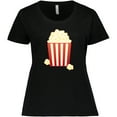 thumbnail image 3 of Inktastic Popcorn Movie Treat Women's Plus Size T-Shirt, 3 of 5