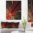 thumbnail image 1 of Design Art - Fleur Fractale Jaune et Rouge, 1 of 3