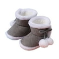 thumbnail image 2 of Mostsola Baby Boys Girls Booties Sock Shoes Non Slip Soft Sole Warm Crib Shoes, 2 of 5