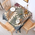 thumbnail image 2 of Square Waterproof Tablecloth Multicolored Leaves Tropical Botanical Reusable Indoor/Outdoor Durable Table Cover 70 Inch X70 Inch, 2 of 6