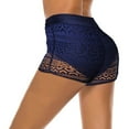 thumbnail image 4 of BSDJILFG Women's Swim Shorts High Waisted Lace Bottoms Bathing Suit Elastic Drawstring Swimsuit Bottoms Swimwear Bikini Board Shorts, 4 of 9
