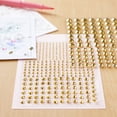 thumbnail image 2 of Recollections Gold Bling Stickers Variety Pack - Assorted Size & Color Acrylic Adhesive Gems for Scrapbooking, Cards & DIY Crafts, 12 Pack, 2 of 3