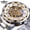 Gold between White Noodles, variant on Men's mechanical automatic wristwatch, stylish casual hollow-out design with rhinestones, manual mechanical watch, trendy business style watch for men