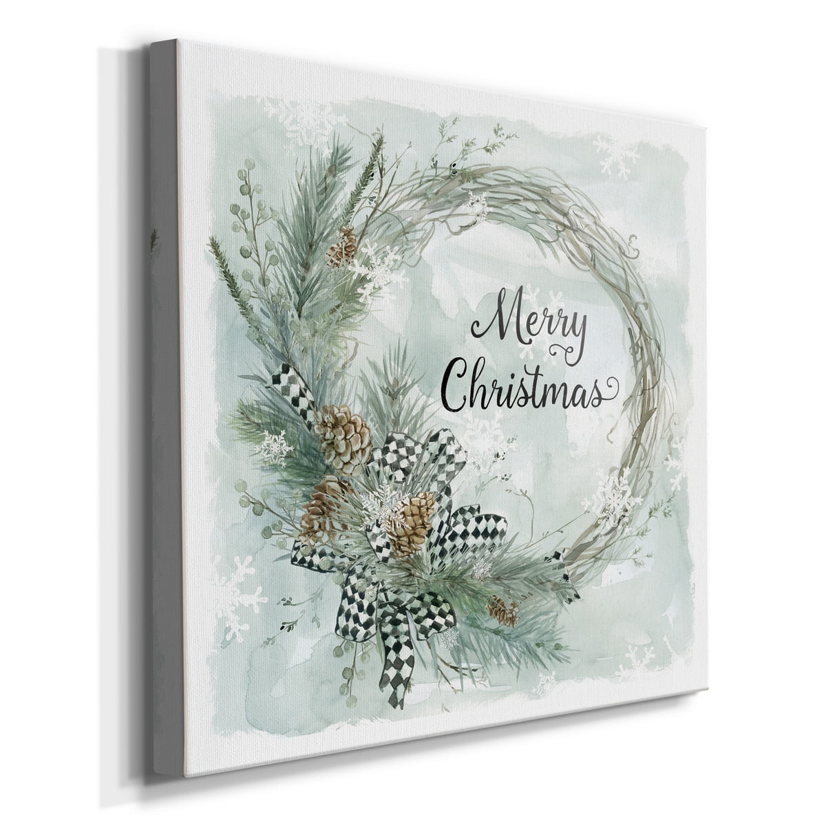 White Christmas - Premium Gallery Wrapped Canvas - Ready to Hang