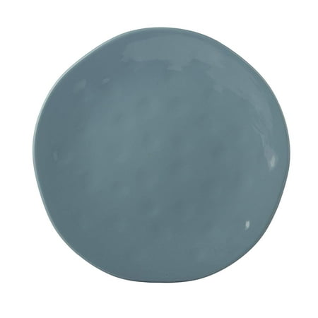 Is Stoneware Oven Safe Melange Stoneware 6-Piece Dinner Set | Irregular Shape Collection | Service for 6| Microwave, Dishwasher & Oven Safe | Dinner Plate, Aqua (6 Each) ()