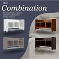 thumbnail image 6 of Alaterre 25" Bath Storage Shelf with Towel Rod, Espresso, 6 of 7