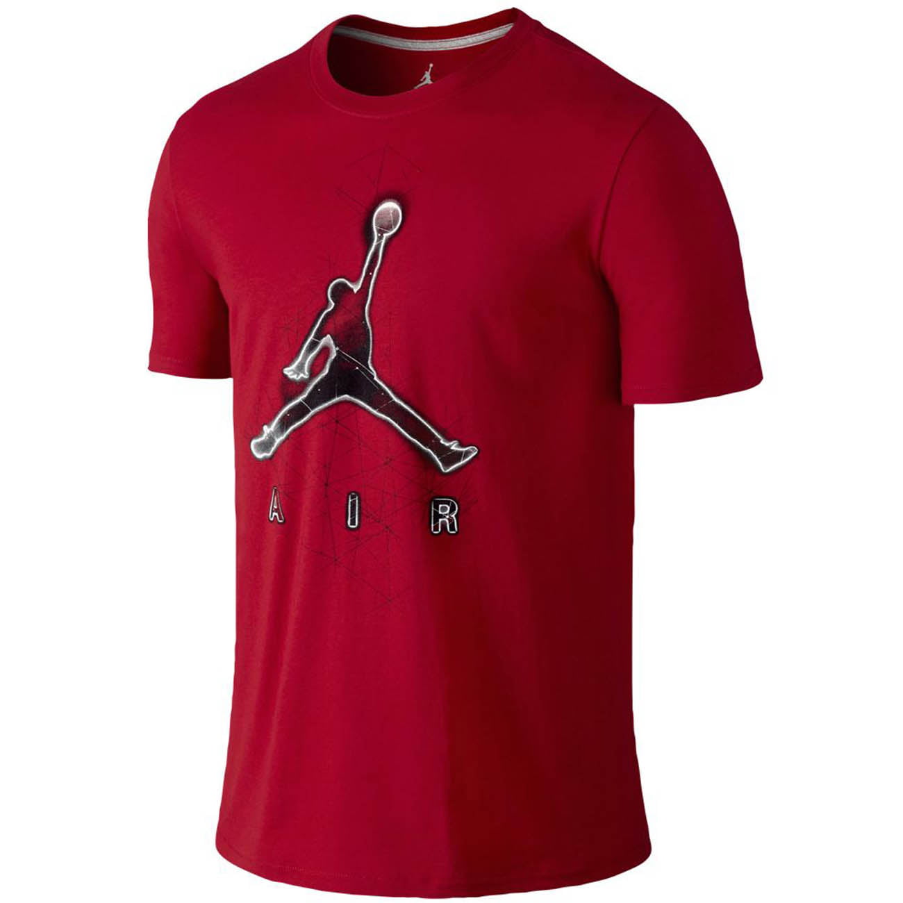 Nike Air Jordan Jumpman 23 AJ Bright Lights Short Sleeve T-Shirt Red ...