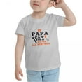 thumbnail image 3 of If Papa Can't Fix It We are All Screwed Cute Toddler Tshirts for Boys Girls (Gray, 3T), 3 of 5