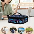 thumbnail image 5 of KUIFORTI Lunch Bag Ice Packs Handbags Tote Lunch Pouch Reusable Small Cooler Bag Food Container Keeps Warm Cold, Mushroom Blossoms, 5 of 7