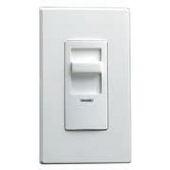 Leviton INI06-1LW Slide Dimmer, 600W, IllumaTech, White