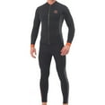thumbnail image 2 of 3mm Diving Jacket Good Elasticity Two-piece Long Sleeve Style Breathable Skin Friendly Swimsuits Smooth Leather Edging Wetsuit Men Black L, 2 of 8