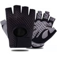 thumbnail image 5 of Guantes Deportivos Mujer y Hombre, Guantes de Fitness y Ciclismo, Diseño Medio Dedo y Transpirable para Levantamiento, Ejercicio Físico o Entrenamiento al Aire Libre, 5 of 5