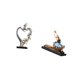 thumbnail image 5 of Estatua de pareja,Figura de pareja besándose,regalo de boda moderno,Estatua de pareja besándose en el aniversario de San Valentín,estatua de bailarina de ballet,Estatua de bailarina de, 5 of 8