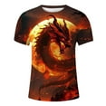 thumbnail image 4 of Playeras Cuello V Para Hombre, Conjunto De 2 Piezas De Camiseta De Manga Corta Con Cuello Redondo Y Pantalones Cortos Con Cordón Y Estampado De Letras Y Números, Adecuado Para El Verano, 4 of 4