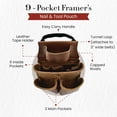 thumbnail image 3 of Style N Craft Framer's Nail and Tool Pouch in Full Grain Leather with Multiple Pockets, 3 of 7