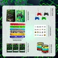 thumbnail image 5 of Video Game Party Favors for Kids, 110pcs Game Party Favors Set Including Video Game Wristband Slap Bracelets Keychain Vip Pass Ticket & Game Goodie Bags, 5 of 8