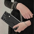 thumbnail image 5 of Funda para Samsung Galaxy S25 Ultra, cubierta para teléfono de TPU+PC+PU galvanizada con soporte, tarjetero y correa., 5 of 5