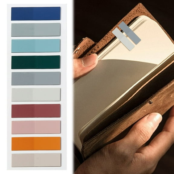 Clearance Office&Craft&Stationery under $5 Books Color Note Tabs Booktabs Colored Labels Tabs Annotation Tabs Translucent Note Error Marker Index Note